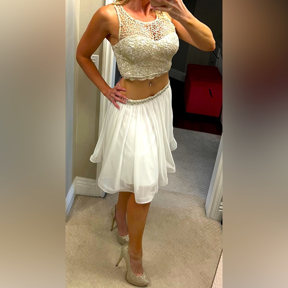 Sequin Hearts brand, 2-piece formal dress, size 11 Junior.